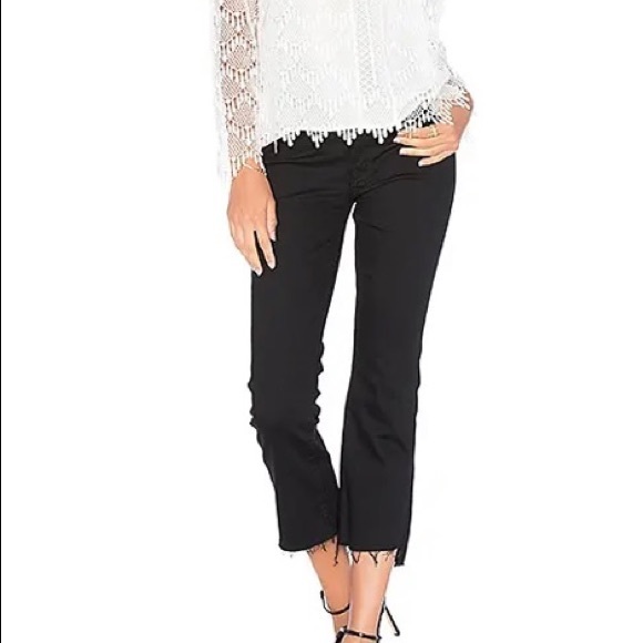 Mother Insider Crop Step Fray Jeans sz 27